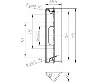 RusGuard Кронштейн угловой настенный для терминала R20-Face (X) фото RusGuard Кронштейн угловой настенный для терминала R20-Face (X) фото
