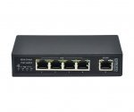OSNOVO SW-20500/MB(60W) управляемый Web Smart PoE коммутатор Fast Ethernet на 5 портов