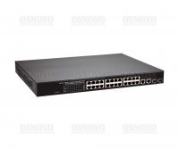 OSNOVO SW-62422/MB(330W) управляемый Web Smart PoE коммутатор Fast Ethernet на 26 портов