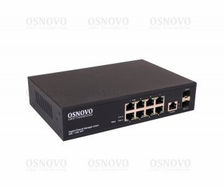 OSNOVO SW-70802/L2 управляемый (L2+) коммутатор Gigabit Ethernet на 10 портов фото