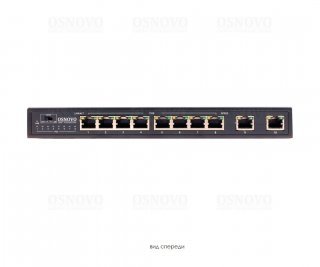OSNOVO SW-20820(Без БП) PoE коммутатор Fast Ethernet на 10 портов фото