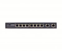 OSNOVO SW-20820/B(96W) PoE коммутатор Fast Ethernet на 10 портов