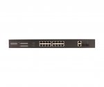 OSNOVO SW-61622/B(270W) PoE коммутатор Fast Ethernet на 18 портов