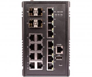 OSNOVO SW-71604/IL промышленный управляемый (L2+) коммутатор Gigabit Ethernet на 20 портов фото
