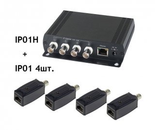 SC&T IP01K комплект удлинителя для передачи Ethernet фото