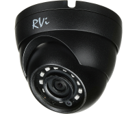 RVi-1NCE2020 (2.8) black уличная купольная 2 мп IP видеокамера с ик подсветкой и с PoE