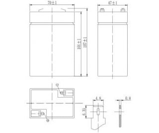 DELTA DTM 6045 аккумулятор фото
