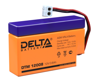 DELTA DTM 12008 аккумулятор фото
