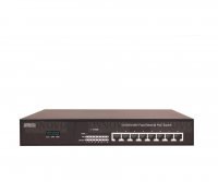 OSNOVO SW-20800/B(12/24/48) PoE коммутатор Fast Ethernet на 8 портов с возможностью выбора выходного напряжения 12V/24V/48V