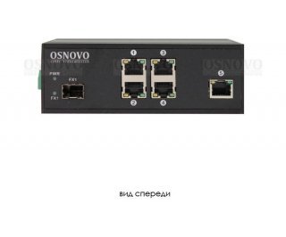 OSNOVO SW-40501/IC промышленный PoE коммутатор Fast Ethernet на 6 портов фото