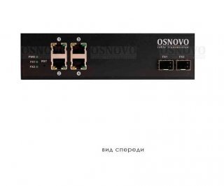 OSNOVO SW-8042/IC промышленный PoE коммутатор Gigabit Ethernet на 6 портов фото