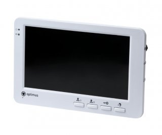 Optimus VM-E7 белый цветной видеодомофон фото