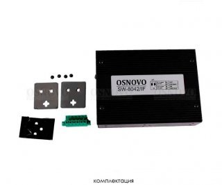OSNOVO SW-8042/IF промышленный Ultra PoE(60W) коммутатор Gigabit Ethernet на 6 портов фото