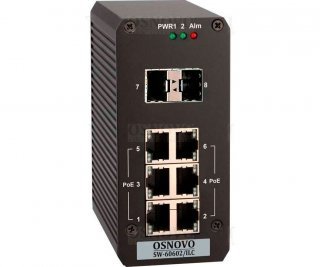 OSNOVO SW-60602/ILC промышленный управляемый (L2+) PoE коммутатор на 8 портов фото