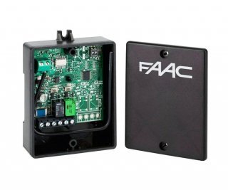 FAAC Радиоприемник 2-канальный внешний универсальный XR 433 МГц с кодировкой SLH или RC (787752) фото