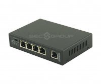 OSNOVO SW-20500/B(ver.2) PoE коммутатор Fast Ethernet на 5 портов