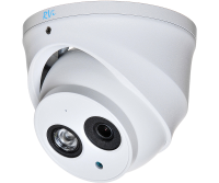 RVi-1ACE402A (6.0 мм) white 4 мп уличная купольная мультиформатная видеокамера с ик подсветкой до 50м с передачей аудиосигнала по коаксиальному кабелю