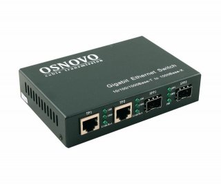 OSNOVO SW-70202 неуправляемый коммутатор Gigabit Ethernet на 4 порта фото