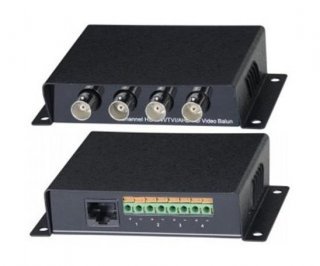 SC&T TTP414HD пассивный 4-канальный приёмопередатчик HDCVI/HDTVI/AHD по витой паре фото