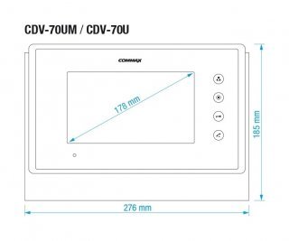 Commax CDV-70UM/VZ белый фото